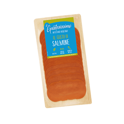 Affettato vegetale al salmone