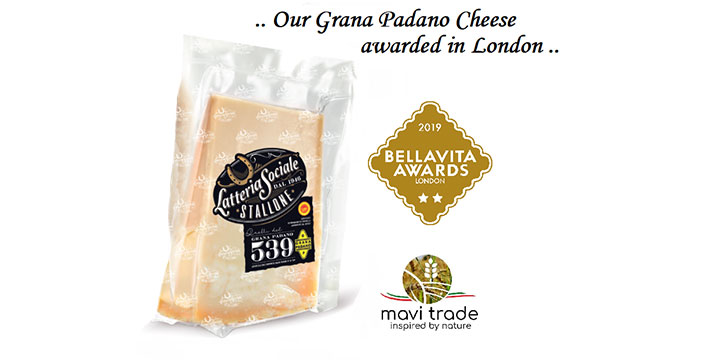 Grana Padano formaggio da esportare